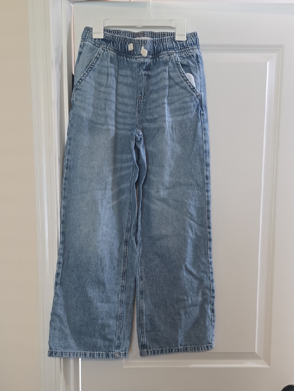 SO Light Blue Kids Girl Jeans - Wide Leg